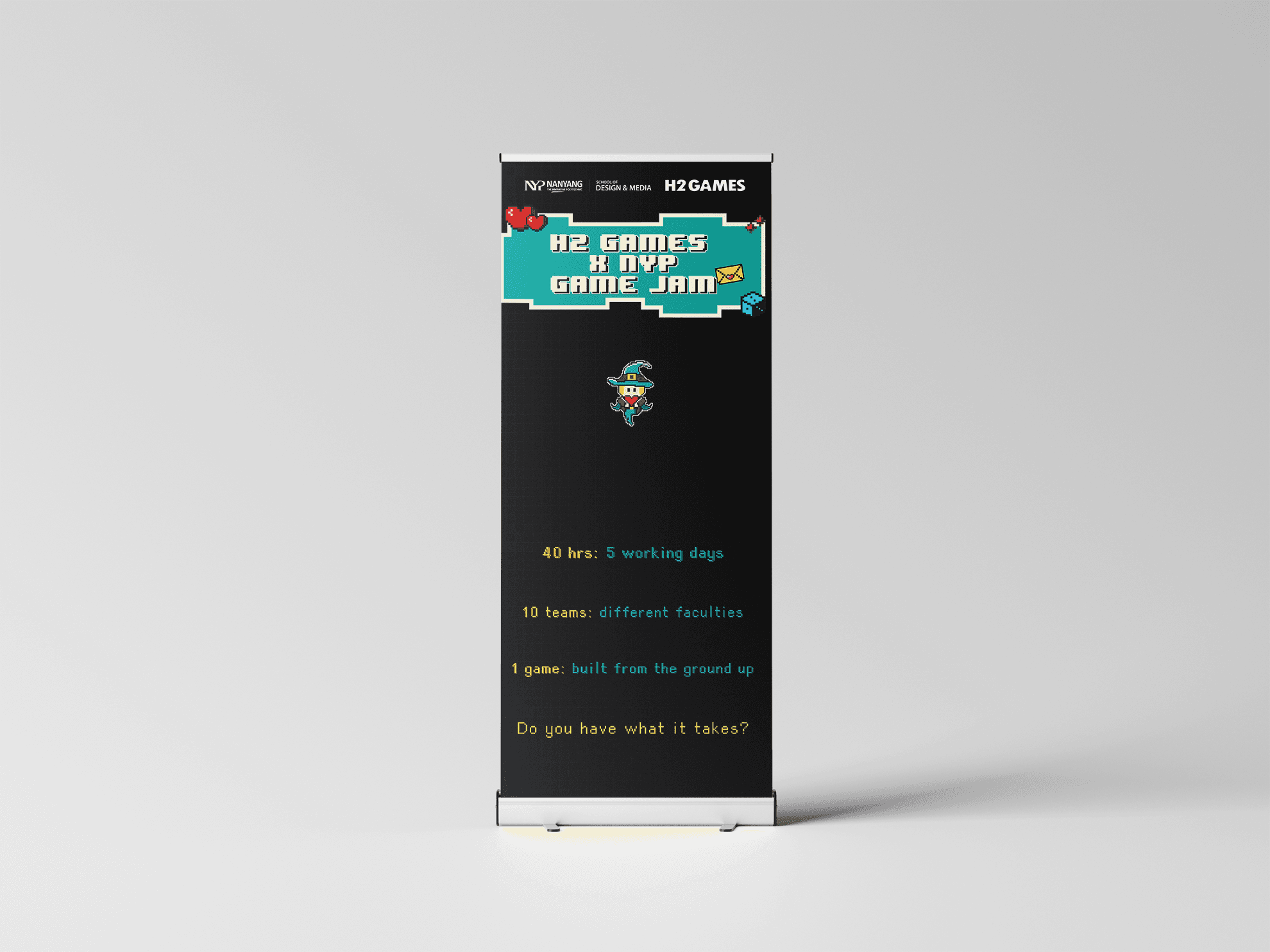 Mockup of Retractable Banner